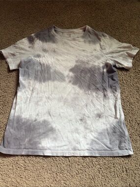 DSG Kids White and Gray Tie-Dye Short Sleeve Tee